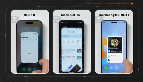鸿蒙安卓苹果系统的区别,操作系统三巨头的技术与生态差异解析